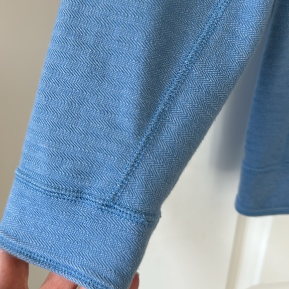 Tommy Bahama REVERSIBLE 1/2 Zip Pullover Sweatshirt w Marlin Logos Blue - Picture 4 of 12